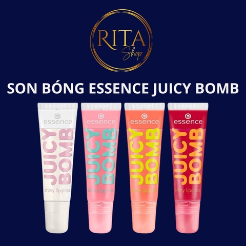 Son bóng có màu Essence Juicy Bomb Shiny Lipgloss cho môi căng mọng