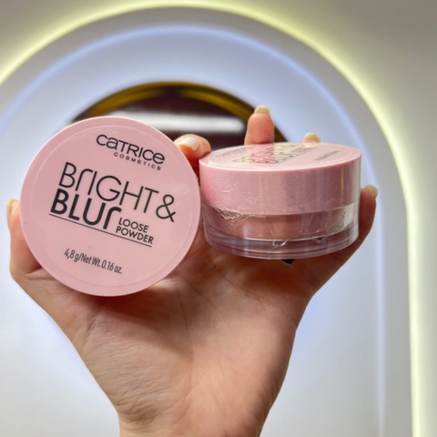 Phấn Phủ Catric Bright & Blur Loose - Soft Pink