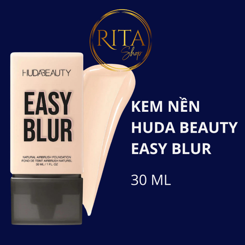 Kem Nền Huda Beauty Easy Blur Natural Airbrush Foundation with Niacinamide 30ml