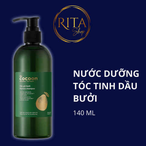 Dầu Gội Dầu Xả Bưởi Cocoon Giúp Giảm Giãy Rụng Và Mềm Tóc 310ml