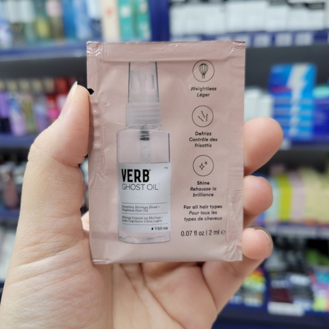 Mẫu dùnflg thử Dầu dưỡng làm mượt và bóng tóc Verb Ghost Oil 2ml