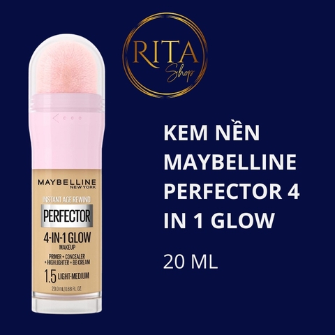 Kem nền đa năng Maybelline Instant Age Rewind Perfector 4 in 1 Glow