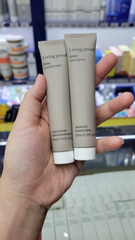 Set gội xả Living Proof mini giảm rối cho tóc