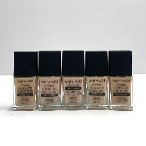 [Matte] Kem Nền Finish Lì Wet N Wild Photo Focus Matte Foundation 30ml