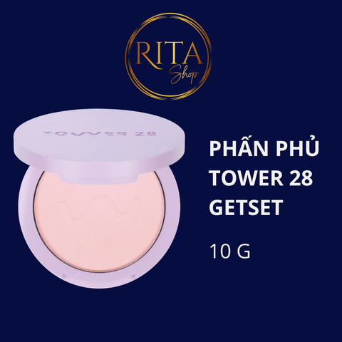 Phấn Phủ Dạng Nén Tower 28 GetSet Blur + Set Talc-Free Pressed Setting Powder 10g