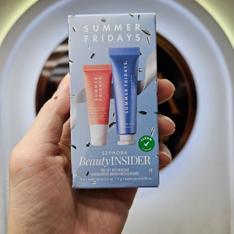 Set Summer Fridays Son Dưỡng & Mặt Nạ Jet Lag