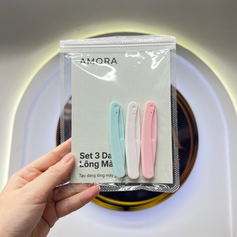 Set 3 Dao Cạo Lông Mày AMORA