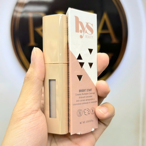 Kem Che Khuyết Điểm LYS Beauty Bright Start Creamy Buildable Coverage Airbrush Concealer 5g
