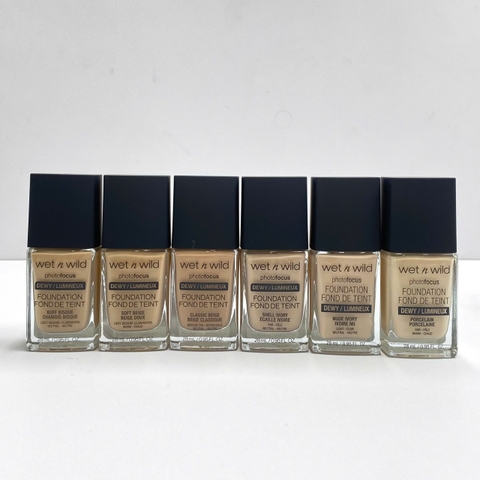[Dewy] Kem Nền Wet N Wild Finish Căng Bóng Photo Focus Dewy Foundation 28ml