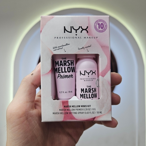 Set Kem Lót & Xịt Makeup Marsh Mellow Minis Kit