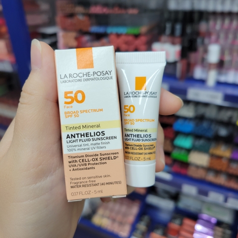 Mẫu dùng thử kem chống nắng vật lý có màu La Roche Posay 5ml