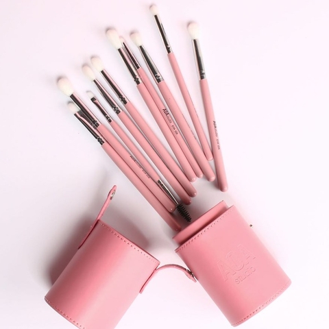 Bộ cọ trang điểm mắt AOA Studio đi kèm hộp đựng cọ