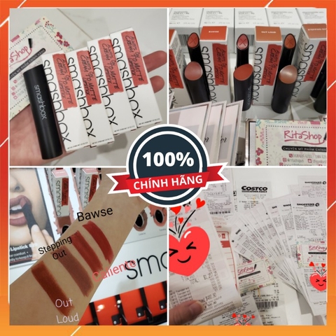 Son thỏi lì matte Smashbox Always On Cream To Matte không lem, không trôi