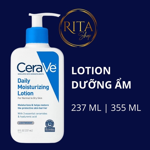 Kem dưỡng ẩm dưỡng da Cerave Daily Moisturizng Lotion 87 237 355ml