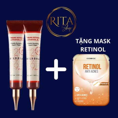 Kem dưỡng Retinol Beldora 299 Prime chống lão hóa ngăn ngừa nếp nhăn 35ml