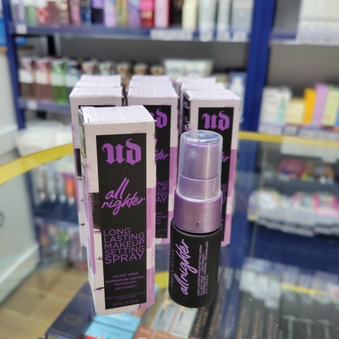 [Mini] Xịt khóa lớp trang điểm Urban Decay All Nighter Setting Spray 15ml