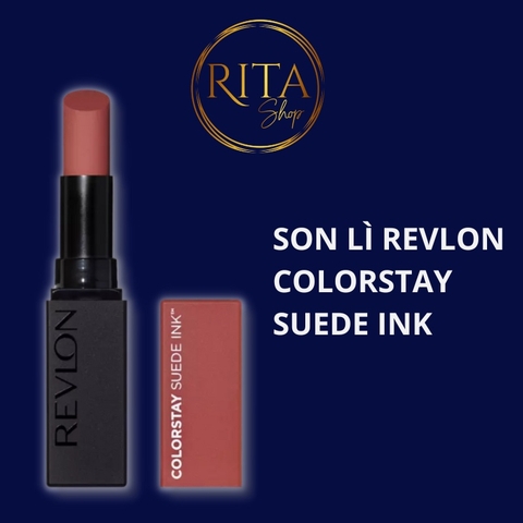 Son lì dạng thỏi Revlon Colorstay Suede Ink - dupe của son Nars Powermatte lipstick