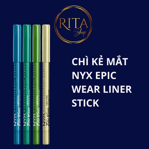 Chì kẻ mắt NYX Epic Wear liner stick không lem không trôi