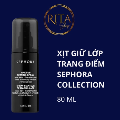 Xịt giữ lớp trang điểm Sephora Collection 80ml