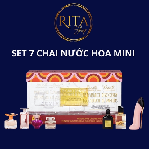 Set 7 Chai Nước Hoa Mini Cao Cấp Fragrance Discovery Collection