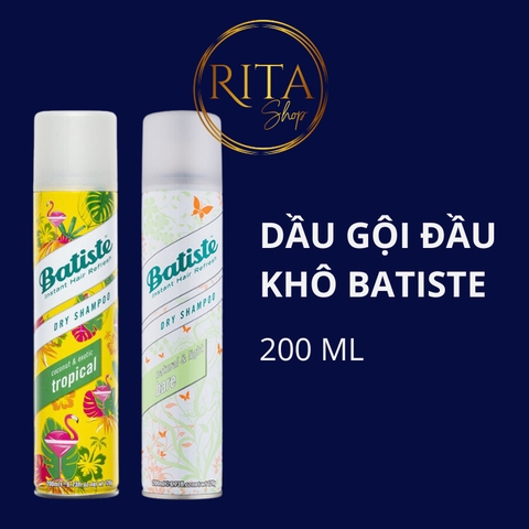 Dầu gội đầu khô Batiste