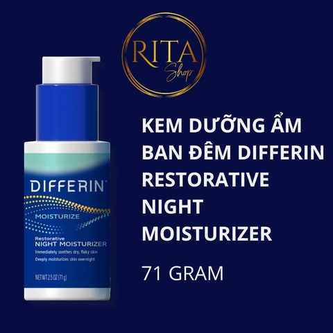 Kem dưỡng ẩm ban đêm Differin Restorative Night Moisturizer