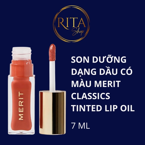 Son dưỡng dạng dầu có màu Merit Classics Tinted Lip Oil
