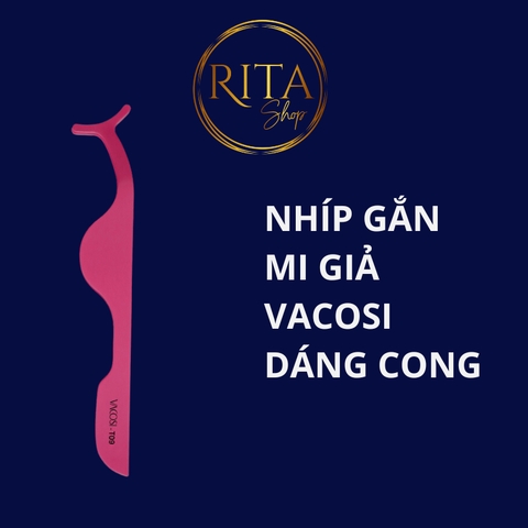 Nhíp gắn mi giả Vacosi dáng cong