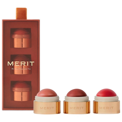 Set 3 má hồng thỏi mini Merit Mini Flush Balm Cream Blush bản giới hạn