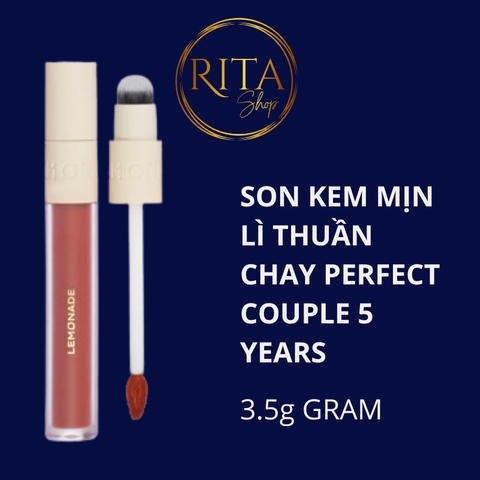 Son kem mịn lì thuần chay Lemonade Perfect Couple 5 Years