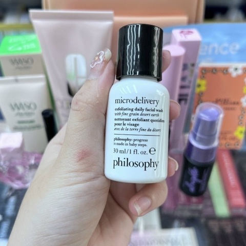 Sữa rửa mặt tẩy tế bào chết PHILOSOPHY The Microdelivery Exfoliating Facial Wash mini 30ml