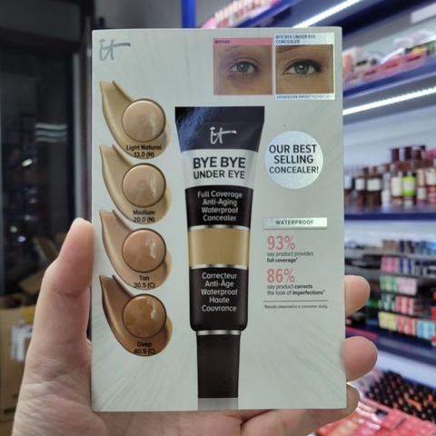 Sample kem che khuyết điểm IT Cosmetics Byebye Under Eye chống thấm nước