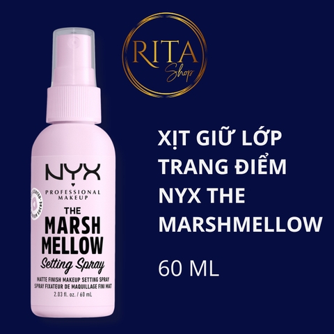 Xịt giữ lớp trang điểm NYX The Marshmellow Setting Spray
