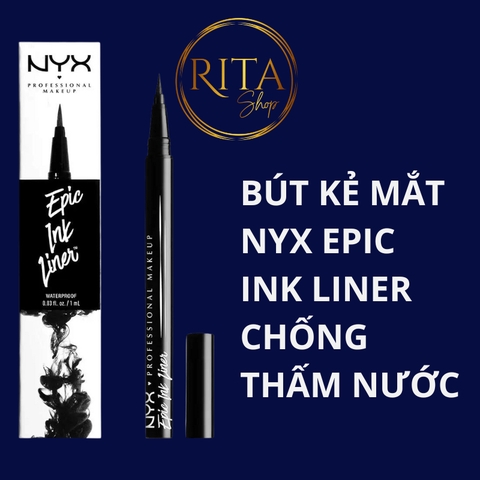 Bút kẻ mắt NYX Epic Ink Liner chống thấm nước