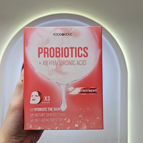 Hộp 10 Miếng Mặt Nạ Foodaholic Probiotics