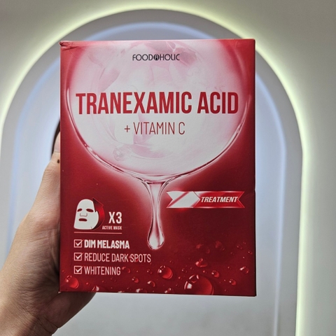 Hộp 10 Miếng Mặt Nạ Foodaholic Tranexamic Acid