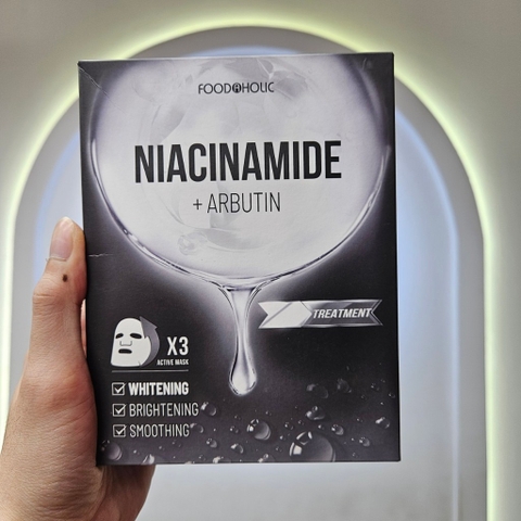 Hộp 10 Miếng Mặt Nạ Foodaholic Niacinamide