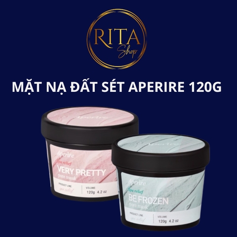 Mặt Nạ Đất Sét Loại Bỏ Dầu Nhờn, Thu Nhỏ Lỗ Chân Lông, Thư Giãn, Làm Dịu Da Aperire Spa Relief Pore Mask 120g