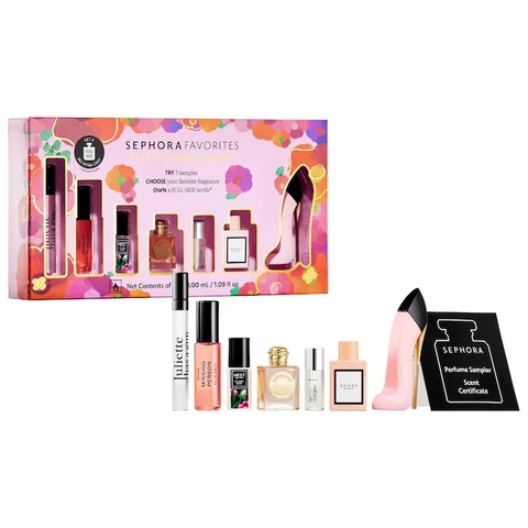 Set 7 chai nước hoa mini Sephora Favourites