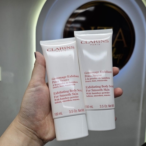 Tẩy tế bào chết làm mịn, mềm và tái tạo da Cla rins Exfoliating Body Scrub for smooth skin 100ml