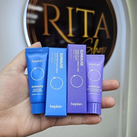 Kem chống nắng Beplain Sunmuse filter lai Nâng Tone & Hiệu chỉnh da SPF 50+ PA++++ mini 10ml