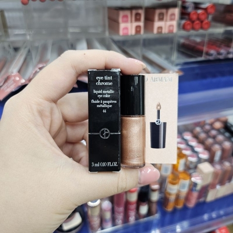 Nhũ mắt dạng kem Armani Eyetint Chrome màu Rose Gold 44 mini 3ml full box