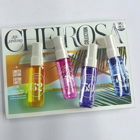 [Bản giới hạn 2025] Set 4 chai xịt thơm mini Sol De Janeiro Perfume Mist Discovery Set