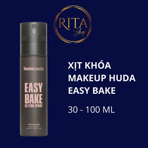 Xịt khóa nền / Xịt khóa makeup Huda Beauty Easy Bake Blurring Setting Spray with 16 hour wear