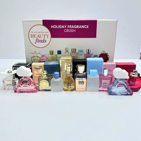 [HIẾM] Set 10 chai nước hoa mini Ulta Beauty Finds Holiday Fragrance Crush