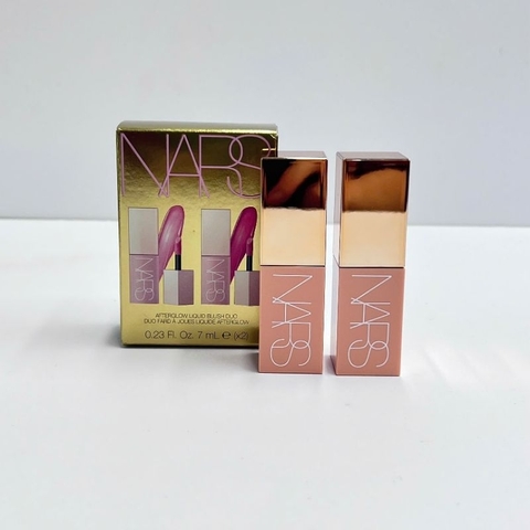 Set má hồng full size N A R S Afterglow Liquid Blush Duo Set
