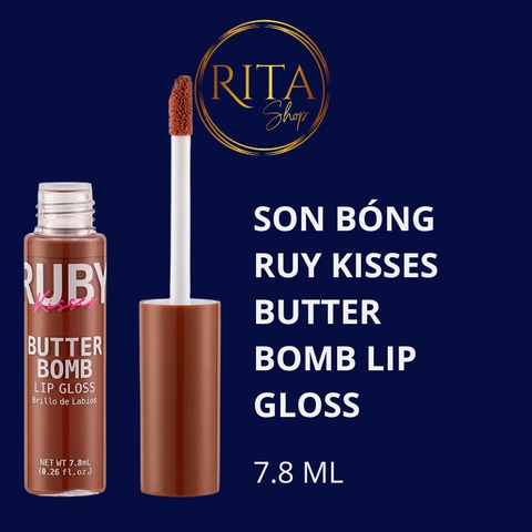Son bóng Ruby Kisses RK Butter Bomb Lip Gloss nhiều màu