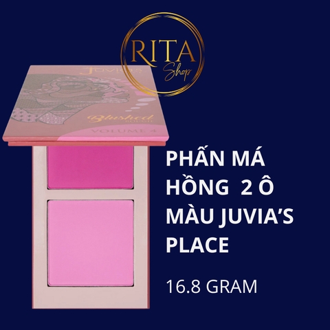 Phấn má hồng 2 ô màu Juvia's Place Blushed Duo Blush