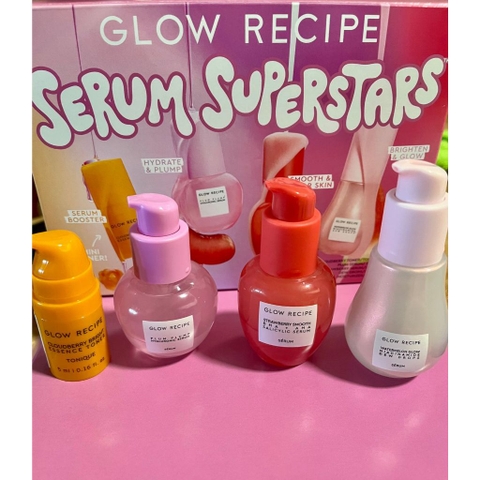 Set dưỡng da Glow Recipe Serum Superstars mini bản giới hạn