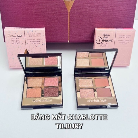 Bảng mắt 4 ô màu Charlotte Tilbury Pillow Talk Luxury Palette Of Pops 10g